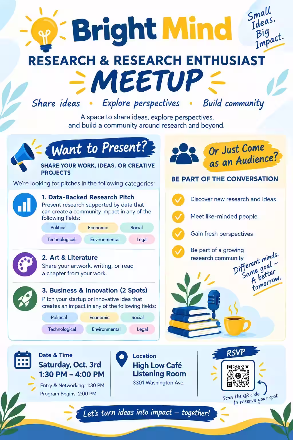 Bright Mind Research Meetup — Where Research Meets Possibility